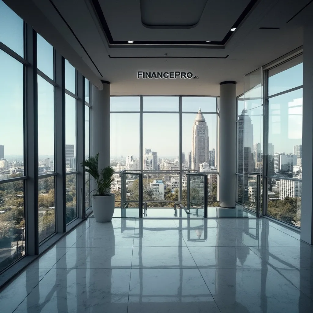 Oficina de FinanzasPro Arg con vista a la ciudad de Buenos Aires